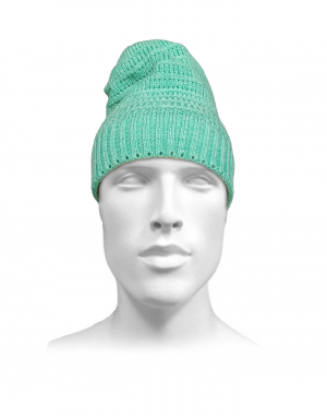 Unisex acrylic  self Designer Cap sea green 